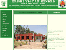 Tablet Screenshot of kvkdelhi.org